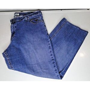 Harley Davidson‎ Jeans Women Sz 18 Regular Motorcycle Denim Medium Wash